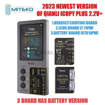 Qianli iCopy Plus 2,2 В ЖК-дисплей Ture Tone/Virbrator EEPROM Программатор Плата Тестирования Батареи Heatset Пластина Для iPhone 7-11 12Pro Max