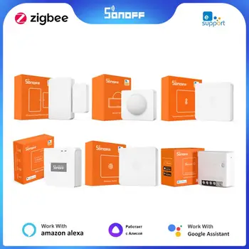 SONOFF Zigbee 3.0 Bridge Pro/Датчик T & H/Беспроводной выключатель/Датчик двери/Датчик движения/ZBMINI/ZBMINI-L2 Ewelink Alexa Google Alice