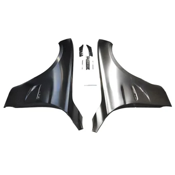 Боковые крылья в стиле обвеса, вентиляционное отверстие, окрашенные в черный цвет Детали для укладки автомобилей