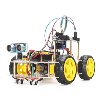 Умный робот Автоматизация автомобиля Программируемые наборы для проекта Arduino Сделай САМ Отличное развлечение Полная версия набора кодирования для обучения STEM
