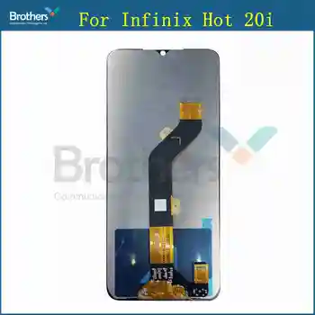 Оригинальный ЖК-дисплей для Infinix Hot 20i X665C X665E ЖК-дисплей с сенсорным экраном и заменой рамки
