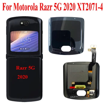 Origianl Razr 5G ЖК-дисплей Для Moto Для Motorola Moto RAZR 5G XT2071-4 Внешний Вторичный ЖК-дисплей с Сенсорным экраном и цифровым Преобразователем в Сборе