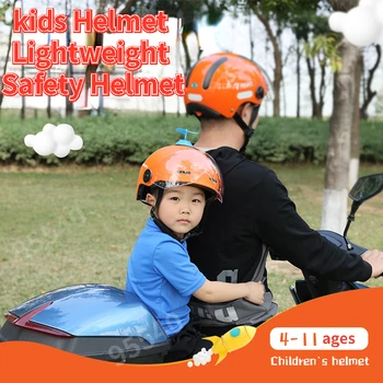 Детские шлемы, легкие милые мужские женские шлемы, легкий шлем, электрические велосипедные шлемы, шлемы для скутеров, мотоциклетный шлем, детский шлем