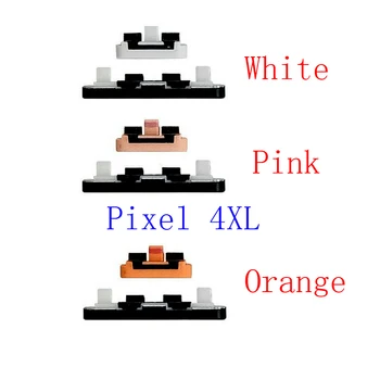 1 Комплект Включения Выключения Питания с Кнопкой регулировки громкости Для HTC Google Pixel4 Pixel4XL Pixel 4 XL 4XL Pixel4A 4A Pixel4AXL Рамка корпуса Боковая Клавиша