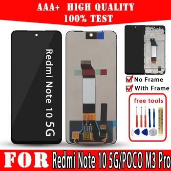 Оригинальный ЖК-дисплей Для Xiaomi Redmi Note 10 5G POCO M3 Pro Дисплей Премиум Качества, Запасные Части для сенсорного экрана, Бесплатные Инструменты Для Ремонта