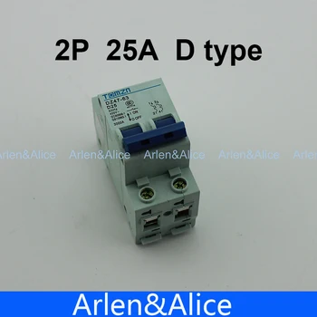 2P 25A D тип 240 В/415 В 50 Гц/60 Гц Автоматический выключатель MCB safety breaker