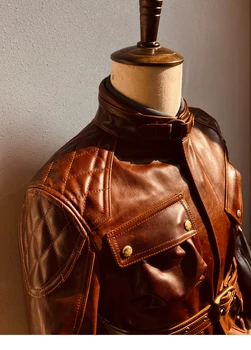 CDJ-66 Cidu, Американский Размер, Супер Высококачественная Армейская Натуральная Итальянская кожа Коровы, Длинное Пальто M65 из воловьей кожи, куртка Сафари