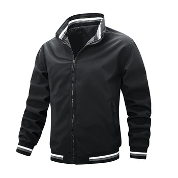 Модная мужская куртка-бомбер на молнии, мужская повседневная уличная одежда в стиле хип-хоп, приталенные бейсбольные пальто Pilot, мужская одежда