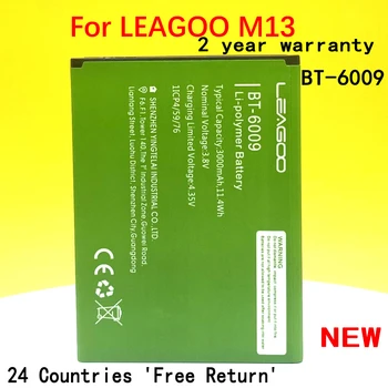 Новый аккумулятор 3000 мАч BT-6009 для LEAGOO M13 Новейшего производства высокого качества Batterias с номером отслеживания