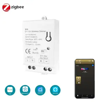 Мини-светильник, регулируемый переключатель, Поддержка Smartthings Diy, контроллер затемнения для умного дома, беспроводной Работает со шлюзом Zigbee