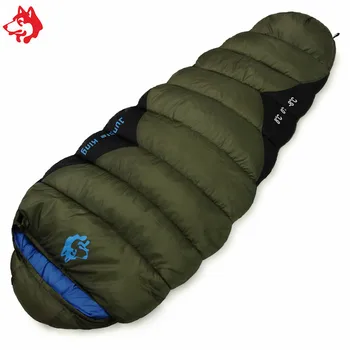 JungleKing CY0903 Походный спальный мешок для кемпинга, Путешествия на открытом воздухе, Треккинг, Путешествия, Полое волокно, 1,5 кг, Спальный мешок для взрослых, мумия