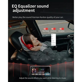 Автомобильный Carplay Ai Box Android 10 Система Iptv Netflix Youtube Встроенный GPS Подключи и играй 4G Lte Двойной Bluetooth Для BMW