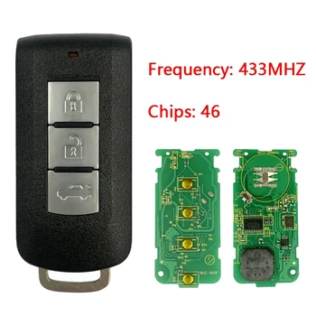 CN011002 вторичный рынок 3 кнопки дистанционного ключа смарт-карта 433 МГц FSK для Mitsubishi ASX Lancer Outlander с чипом PCF7952A