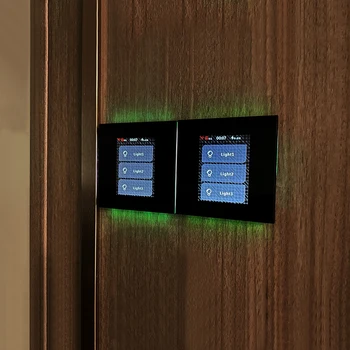 Homekit Умный выключатель света с сенсорным ЖК-экраном Homekit для домашней автоматизации