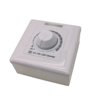 W8KC 0-10 В, светодиодный диммер, поворотный переключатель, Цифровой вращающийся диммер для регулируемой яркости светодиода, Встраиваемый