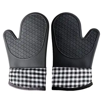 Изоляционные перчатки Утолщенные, устойчивые к высоким температурам, Теплоизоляционные, термостойкие, для выпечки, Специальные Кухонные рукавицы для микроволновой печи