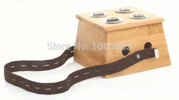 Деревянная коробка для прижигания с 4 отверстиями, Монокуляр, Мокса, Полынь, Толстый бамбук