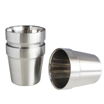 Чашка из нержавеющей стали с двойной вакуумной изоляцией, V60 для наливания кофе в кружку для чая, модная, 3 шт.