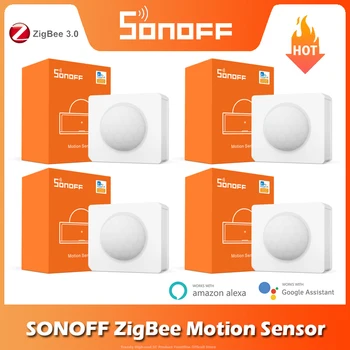 SONOFF SNZB-03 Датчик движения ZigBee Удобное интеллектуальное устройство для обнаружения движения, срабатывания сигнализации, работы с ZBBridge eWeLink alexa Google Home