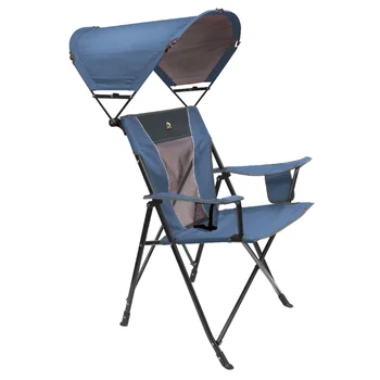 GCI Outdoor SunShade Comfort Pro стул, Лишайник синий, Стул для взрослых, пляжный стул, уличный стул, стул для кемпинга